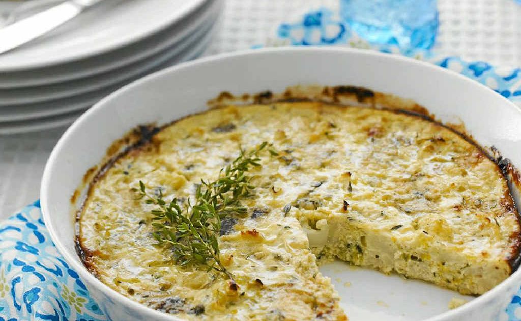 Blue cheese frittata Blue cheese frittata